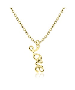 Gold Plated Silver Necklaces Line SPE-740-GP